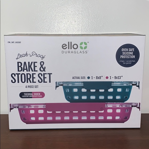 Ello Duraglass Bake & Store Container Set, 4-Piece - Picture 5 of 16